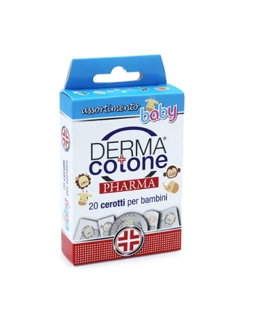 DERMA COTONE PLASTURI ASORTATI 20BUC COPII 
